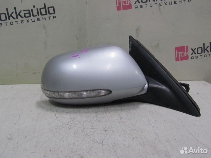 Зеркало, Honda Accord, CL7, R, серебристый, Код ц