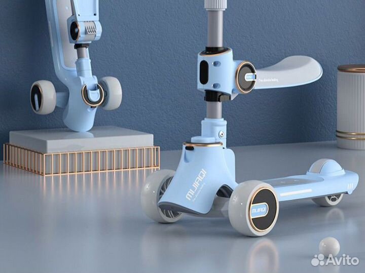 Самокат детский 3 в 1 новый