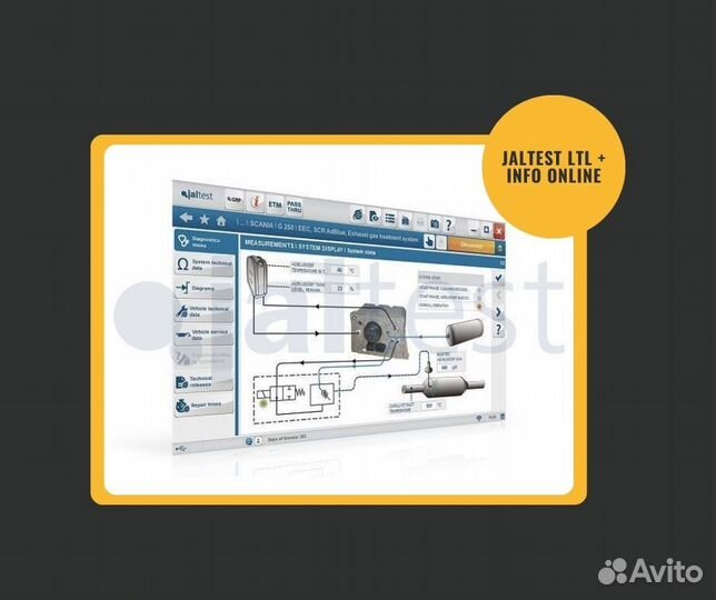 Программное обеспечение Jaltest LTL + info Online