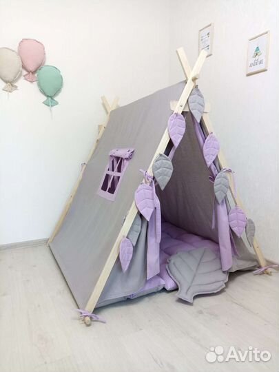 Детская палатка из хлопка Вигвам