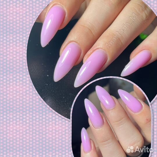 Маникюр, укрепление, гель лак