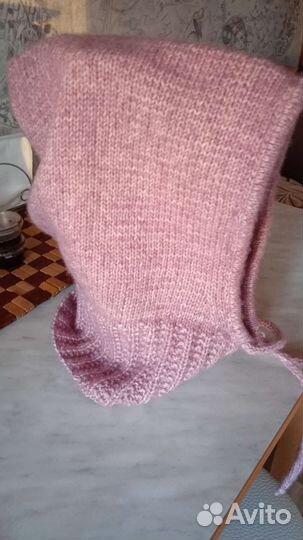 Капор женский вязаный