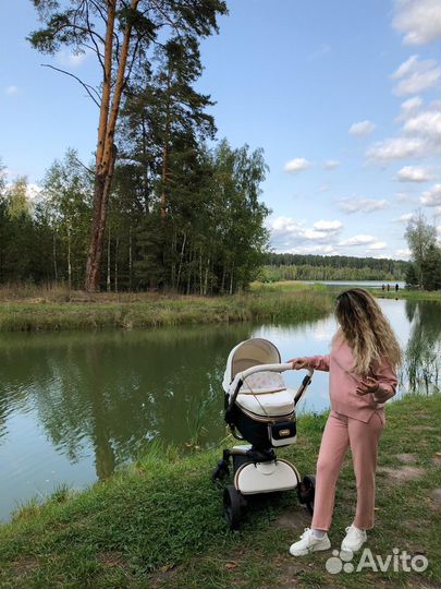 Коляска 3 в 1 эко кожа