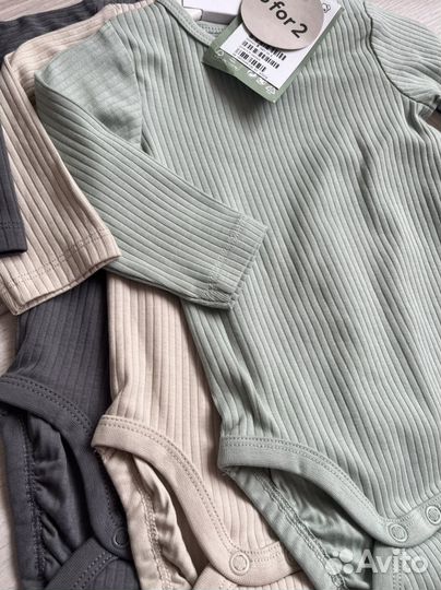Комплект боди h&m 62р новые