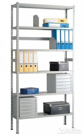 Стеллажи в магазин, офис, гараж, подсобку