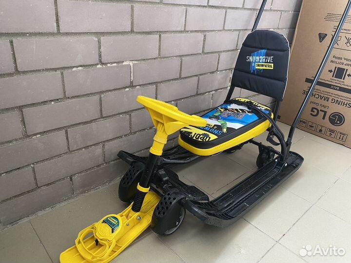 Снегокат с колесами