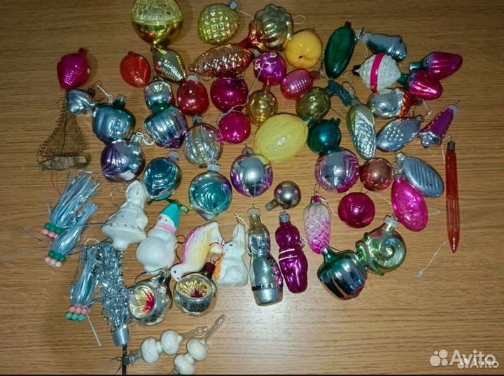 Елочные игрушки СССР