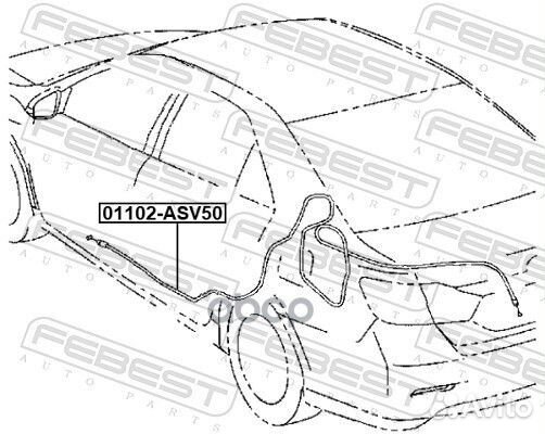 Тросик багажника toyota camry V50 01102-ASV50 0