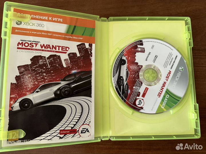 Диск Need for speed. Most wanted. xbox 360