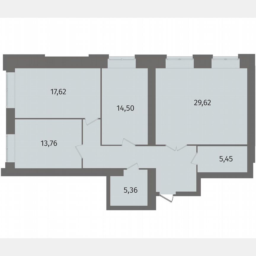 3-к. квартира, 104,2 м², 2/13 эт.