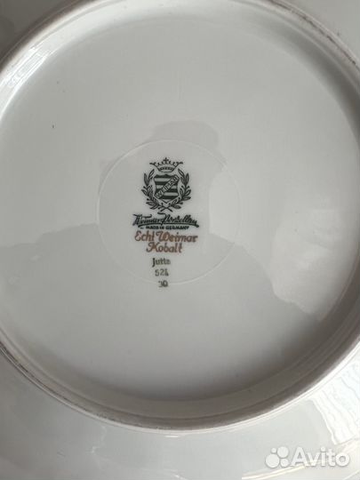 Антикварное блюдо Веймар