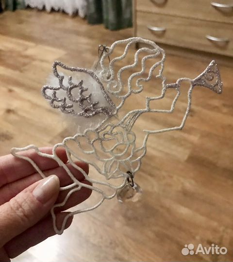 Новогодний декор. Фигурка ангела