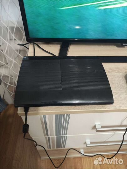 Sony PS3 super slim 500gb с играми вместе