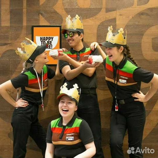 Работа в Бургер Кинг/ Без опыта/ Подработка/ Вахты