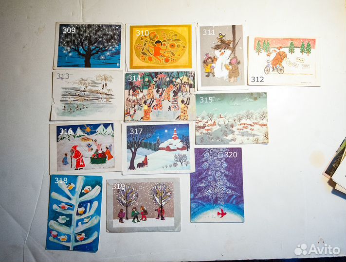 Редкие Открытки СССР, с шедеврами мирового ис-ва