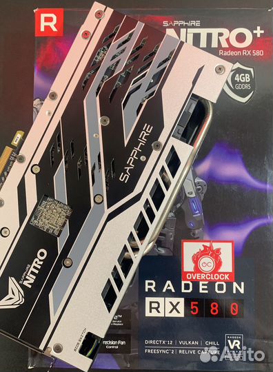 Видеокарта sapphire RX 580 4GB gddr5