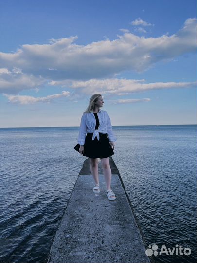 Мини-юбка в складку