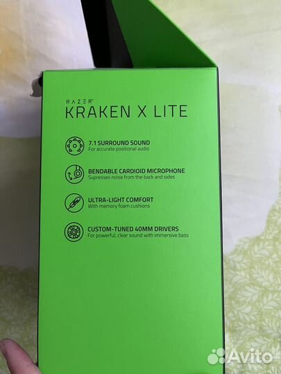 Игровые наушники Razer Kraken X Lite