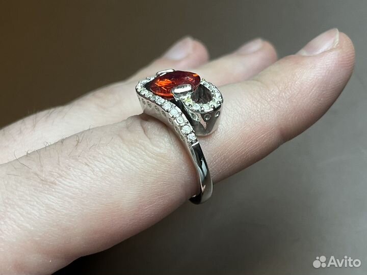 Кольцо бижутерия 19