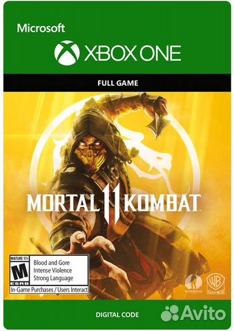 Mortal kombat 11 xbox ONE X/S цифровой ключ мк 11 купить в Москве ...