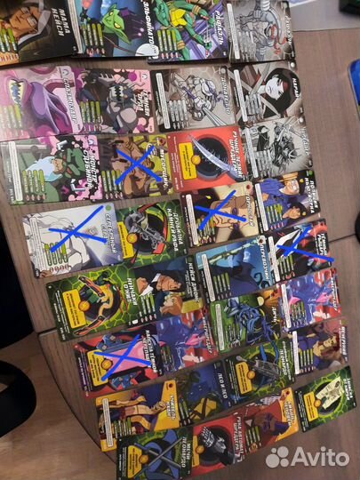 Карточки черепашки ниндзя боевая четверка