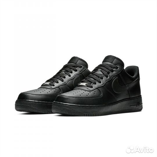 Nike Air Force 1 Low 07 Triple Black Оригинал