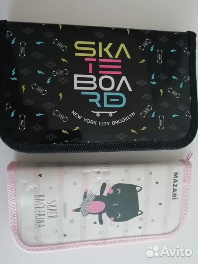 2 школьных пенала