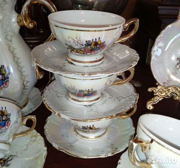 Итальянский кофейный сервиз на 6 персон