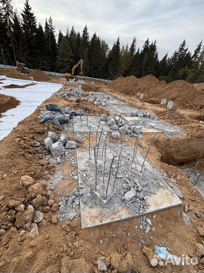 Скусывание, срезка свай до 200шт. в день b-2101