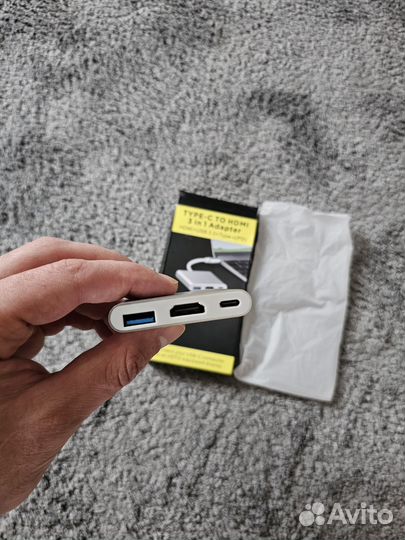 Продам переходник Type C - USB3.0,hdmi,Type C