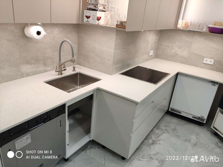 Столешница из кварца изготовление