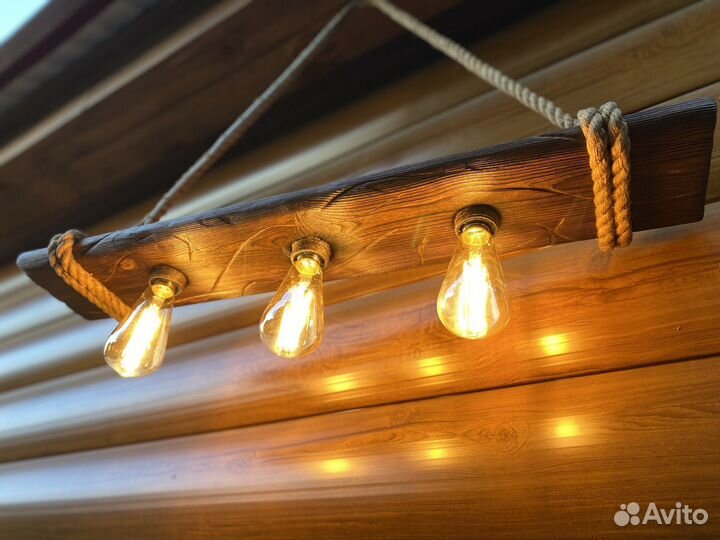 Светильник потолочный в стиле лофт