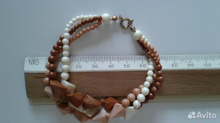 Бусы и браслет комплект