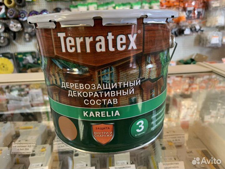 Антисептик для дерева Terratex 1л,3л,9л