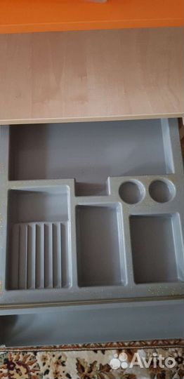 Растущий стол парта с тумбочкой