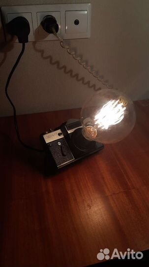 Зенит ет Zenit ET лофт светильник из фотоаппарата