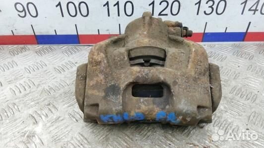 Суппорт тормозной передний левый opel vectra C (KM