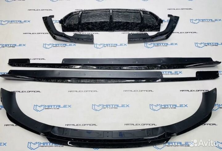 Обвес BMW X6 G06, M Performance, кованный карбон