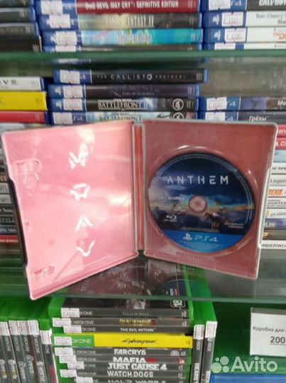 Anthem steelbook edition диск ps4