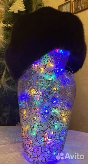 Новый Берет из цельной норки