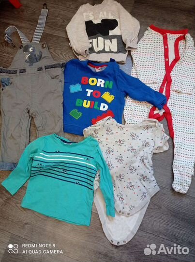Вещи пакетом на мальчика 18-24 месяца