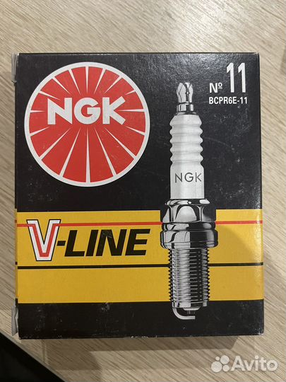Новые свечи ваз 16 кл NGK 11 (bcpr6e-11)