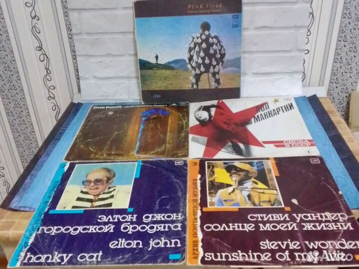 Виниловые пластинки pink floyd и другие