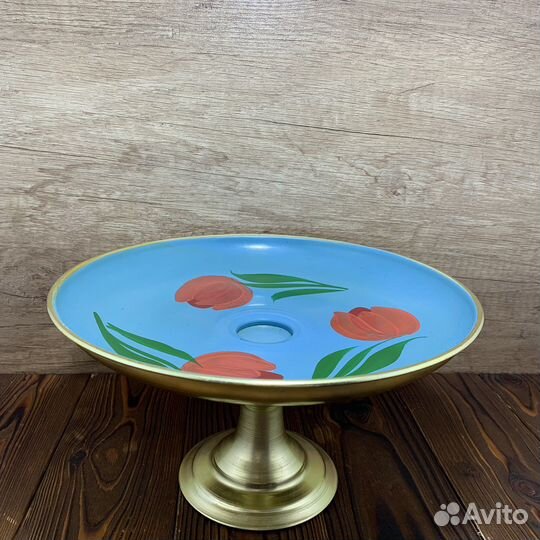 Винтажная Ваза Тюльпаны Сделано В СССР Ретро