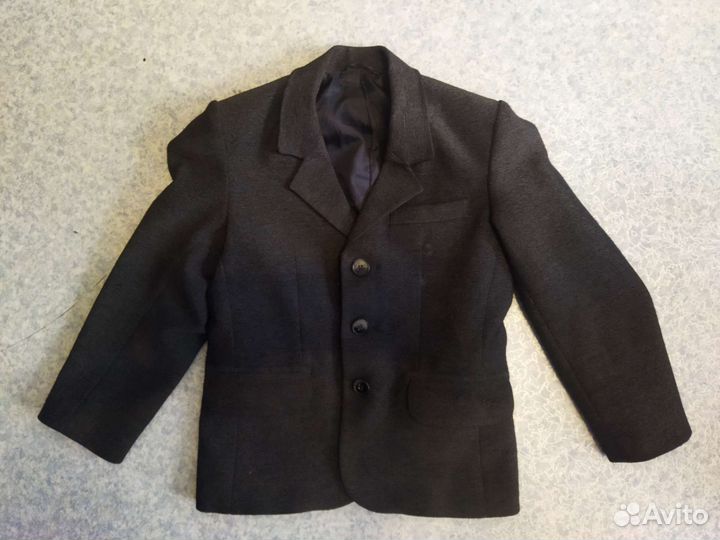 Пиджак школьный для мальчика 116