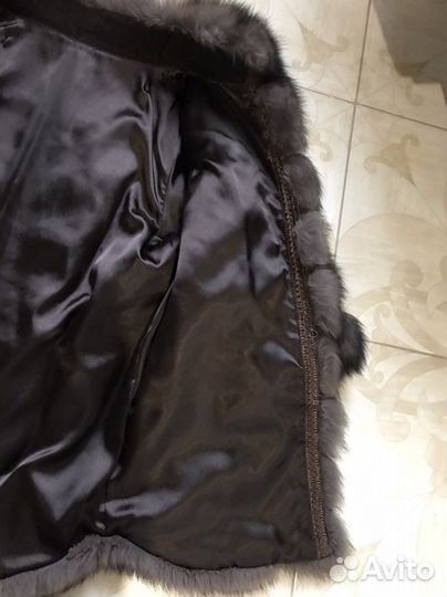 Шуба из песца