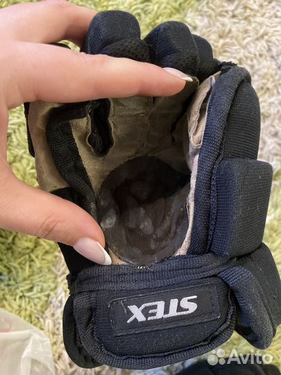 Краги хоккейные размер 10 stex