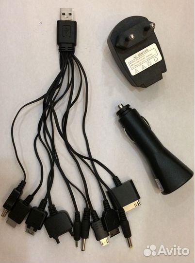 Кабель USB с 10 переходниками