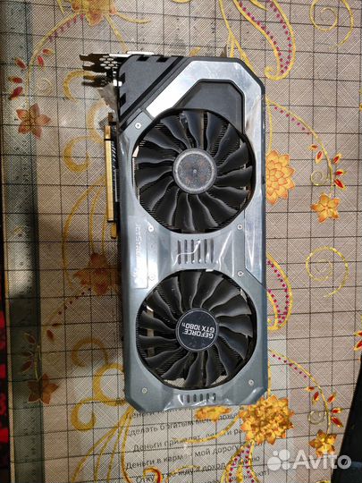 Видеокарта Palit jetstream gtx 1080ti 11GB