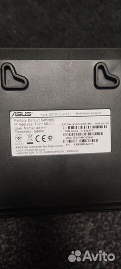 Интернет роутер asus RT-N10P